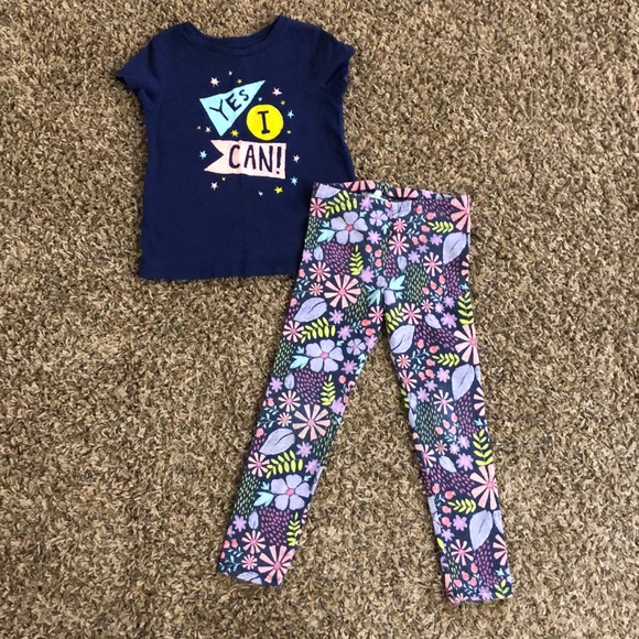 Cat & Jack Other - Cat & Jack Toddler Girl Legging Set